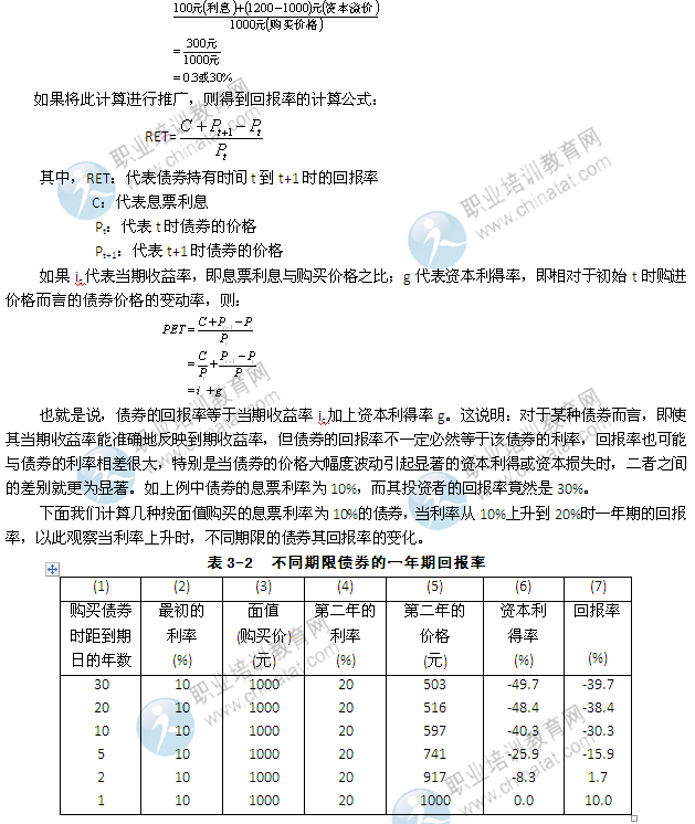 2014年中級(jí)經(jīng)濟(jì)師金融專業(yè)知識(shí)：利率