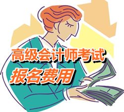 廣東省2015年高級會計師考試報名費(fèi)用