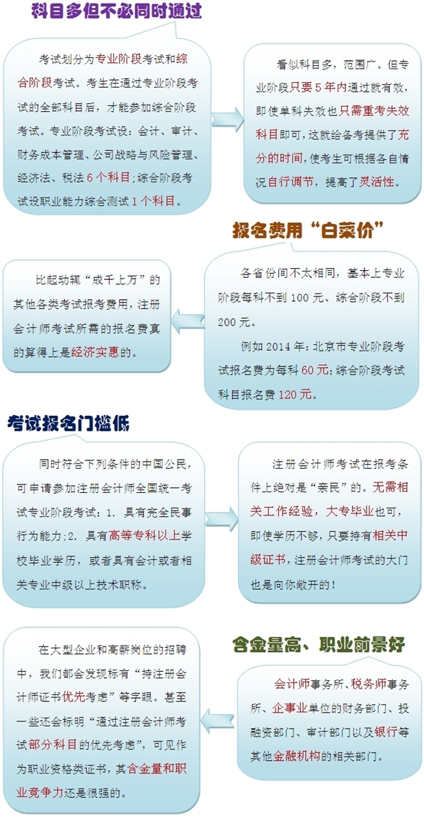 你應該考注冊會計師的幾個理由