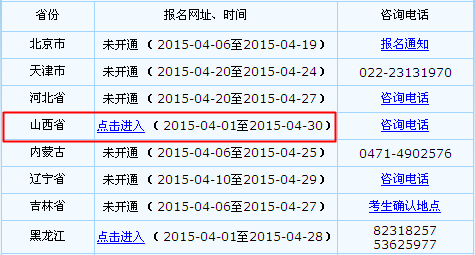 山西2015年中級(jí)會(huì)計(jì)職稱報(bào)名入口已開通