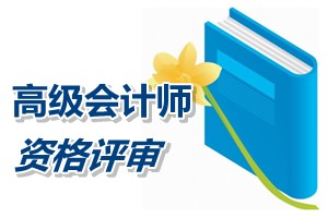 寧夏2015年高級會計師資格評審申報材料有關(guān)要求