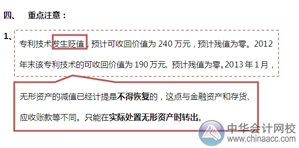 2015注會“借題發(fā)揮”會計篇：無形資產(chǎn)（處置）