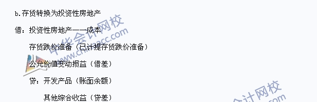 2015中級(jí)職稱《中級(jí)會(huì)計(jì)實(shí)務(wù)》高頻考點(diǎn)：投資性房地產(chǎn)的轉(zhuǎn)換