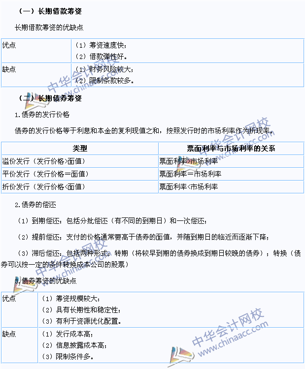 2015注會《財務(wù)成本管理》高頻考點：長期債務(wù)籌資