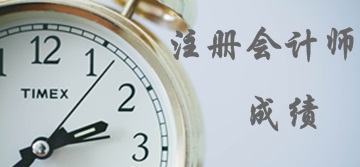 注冊(cè)會(huì)計(jì)師成績(jī)管理