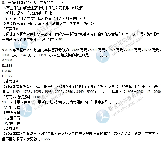 2016經(jīng)濟(jì)師《初級經(jīng)濟(jì)基礎(chǔ)知識》試題及答案解析