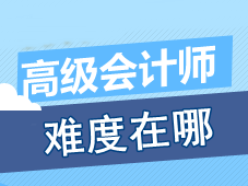 參加高級會計師考試的過程中 考生認(rèn)為最有難度的是什么