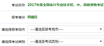 2017年審計師考試報名入口開通