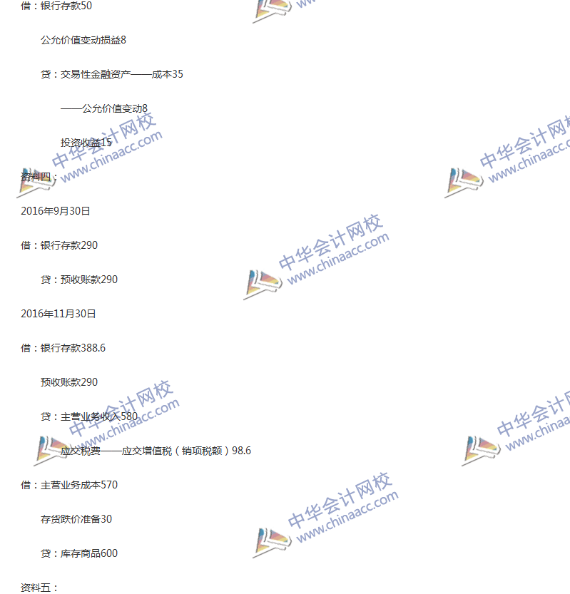 2017年中級會計職稱《中級會計實務》第14章精選練習題