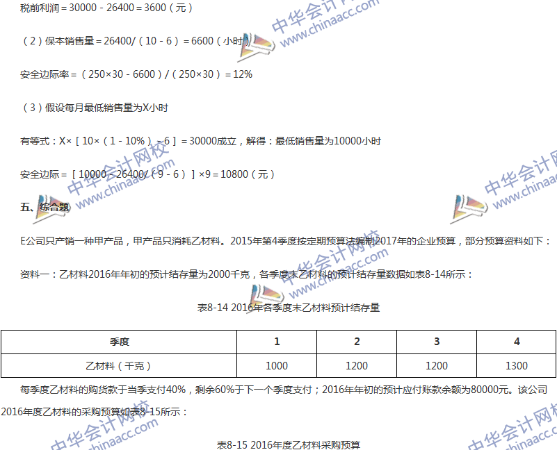 2017年中級(jí)會(huì)計(jì)職稱《財(cái)務(wù)管理》第八章精選練習(xí)題