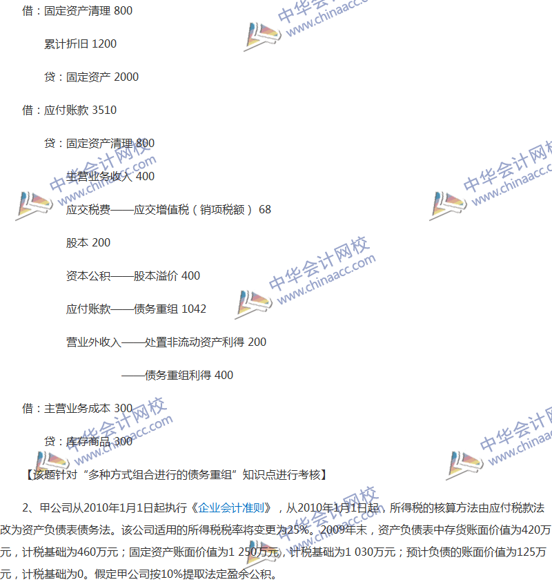 2017年中級(jí)會(huì)計(jì)職稱(chēng)《中級(jí)會(huì)計(jì)實(shí)務(wù)》全真模擬試題第五套（4）