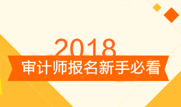 2018年審計(jì)師考試報(bào)名新手必看 備考前你需要知道這三點(diǎn)