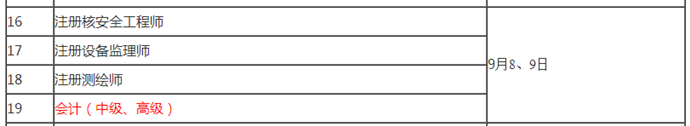 重磅！2018年高級(jí)會(huì)計(jì)師考試時(shí)間公布：9月9日