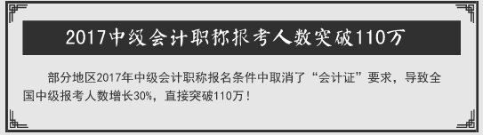 中級(jí)考生請(qǐng)聽題：聽說2018年中級(jí)會(huì)計(jì)職稱考試要卡通過率？