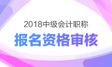 四川2018年中級(jí)會(huì)計(jì)職稱考試現(xiàn)場(chǎng)資格審核3月11日起