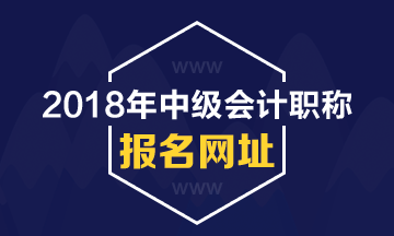 上海2018年中級會計職稱考試報名網(wǎng)站