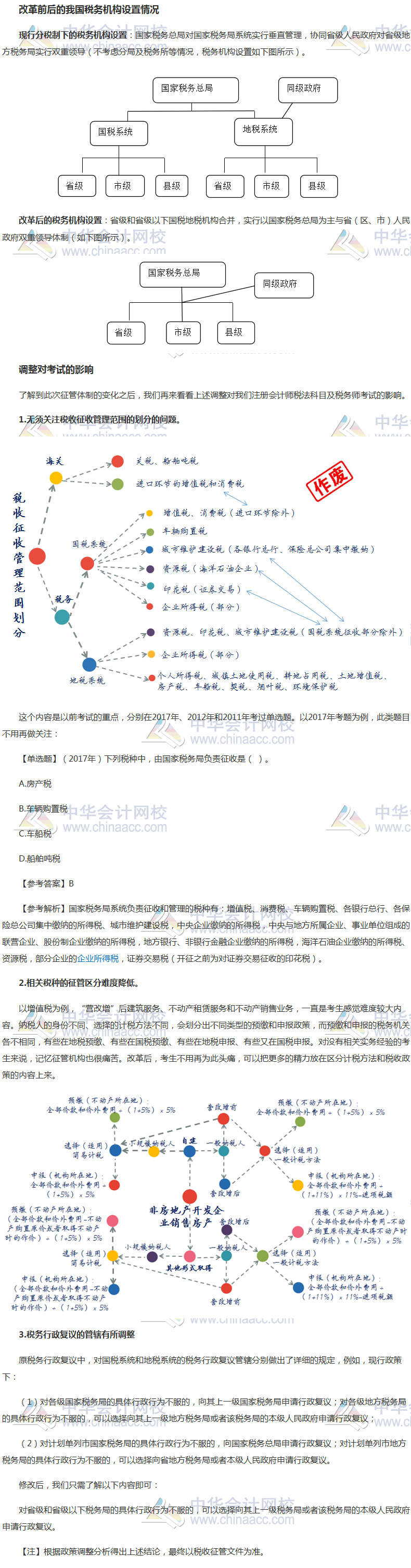 “國地稅合并”對(duì)2018年注會(huì)考試及稅務(wù)師考試的影響