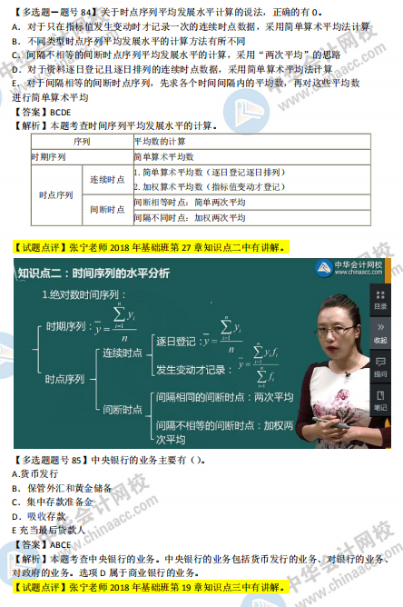 2018年第二批次中級經(jīng)濟(jì)基礎(chǔ)知識試題涉及考點(diǎn)對比【81-90題】