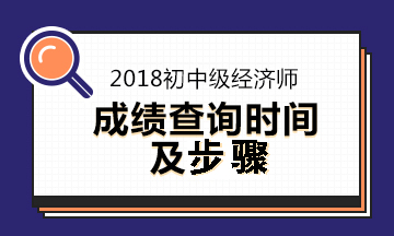 2018經濟師考試成績查詢時間及步驟