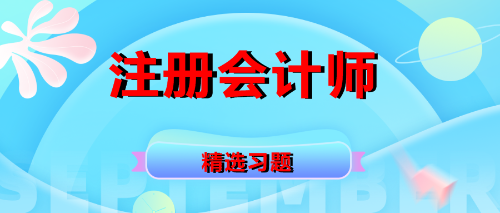 注會(huì)精選習(xí)題