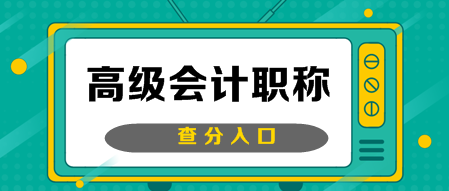 重慶2019年高級會計師考試成績查詢?nèi)肟谝验_通