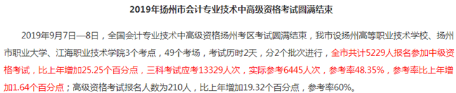 中級會計職稱考試難度大嗎？2019有多少考生通過考試？