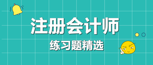 注冊會計師練習題