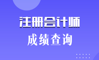 注冊會計師2019年成績什么時候下來?