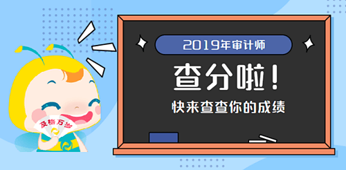 2019中級審計師成績查詢