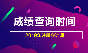 2019年注冊會計師考試成績查詢預計時間