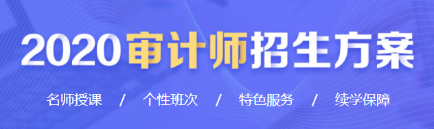 2020審計師招生方案詳情