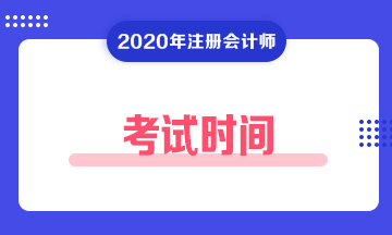 貴州2020注冊會計師考試時間