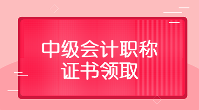 湖北武漢2019年中級會計證書領(lǐng)取需要攜帶哪些材料？