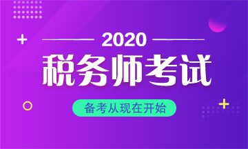 2020年稅務(wù)師考試