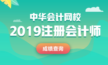 2019年新疆注冊會計師官方成績查詢時間