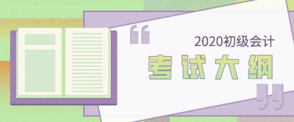 甘肅酒泉市2020年初級會計考試大綱是什么內容？