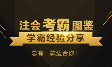 注冊(cè)會(huì)計(jì)師考試單科狀元經(jīng)驗(yàn)匯總~快來看看他們?cè)趺磳W(xué)的！