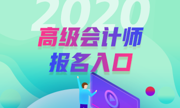 山東2020年高級會計師報名入口