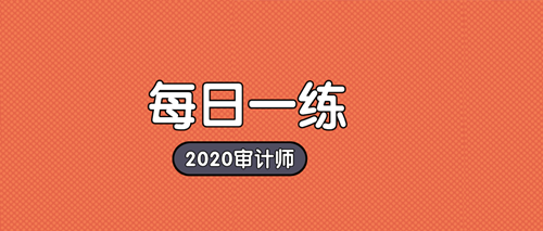 2020初級審計(jì)師備考