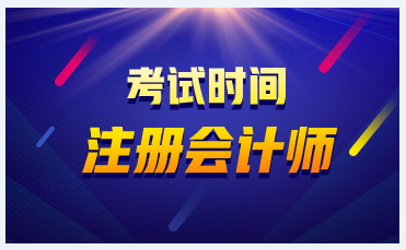 四川2020年注會(huì)什么時(shí)候考試？