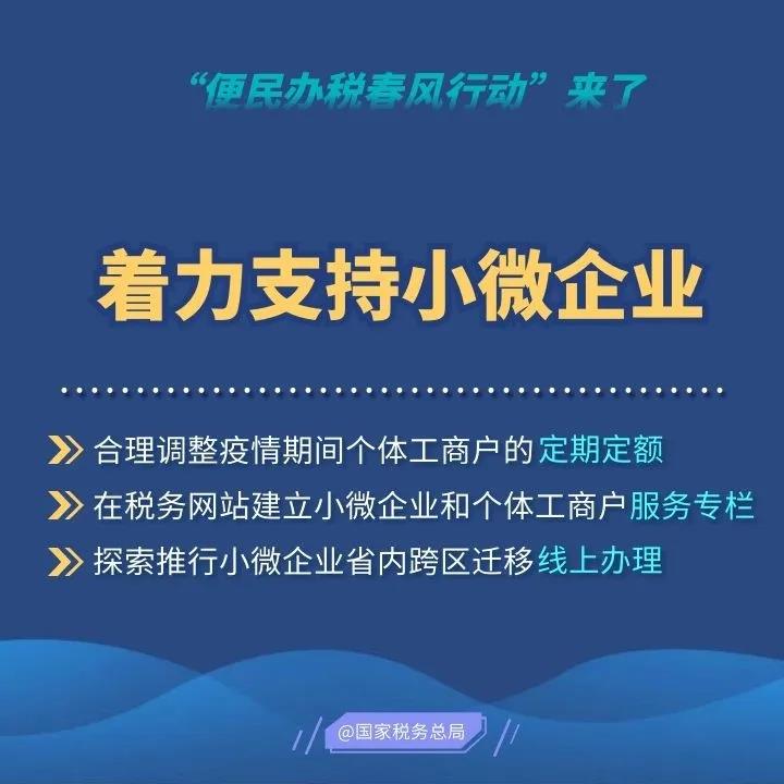 2020便民辦稅春風(fēng)行動(dòng)來了，這些硬舉措和你一起戰(zhàn)疫情促發(fā)展！