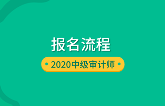 2020中級審計(jì)師報(bào)名流程