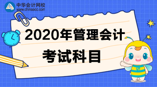 2020年管理會計考試科目是什么？