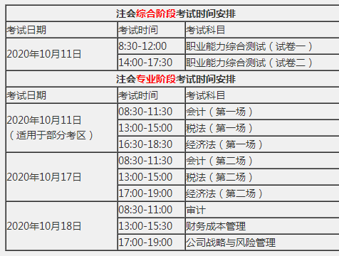 新疆2020年注冊(cè)會(huì)計(jì)師報(bào)名時(shí)間和考試時(shí)間已公布！