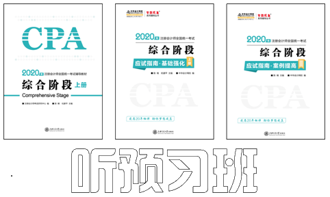 陳楠2020注會(huì)綜合階段《職業(yè)能力一》基礎(chǔ)精講課程開通啦！