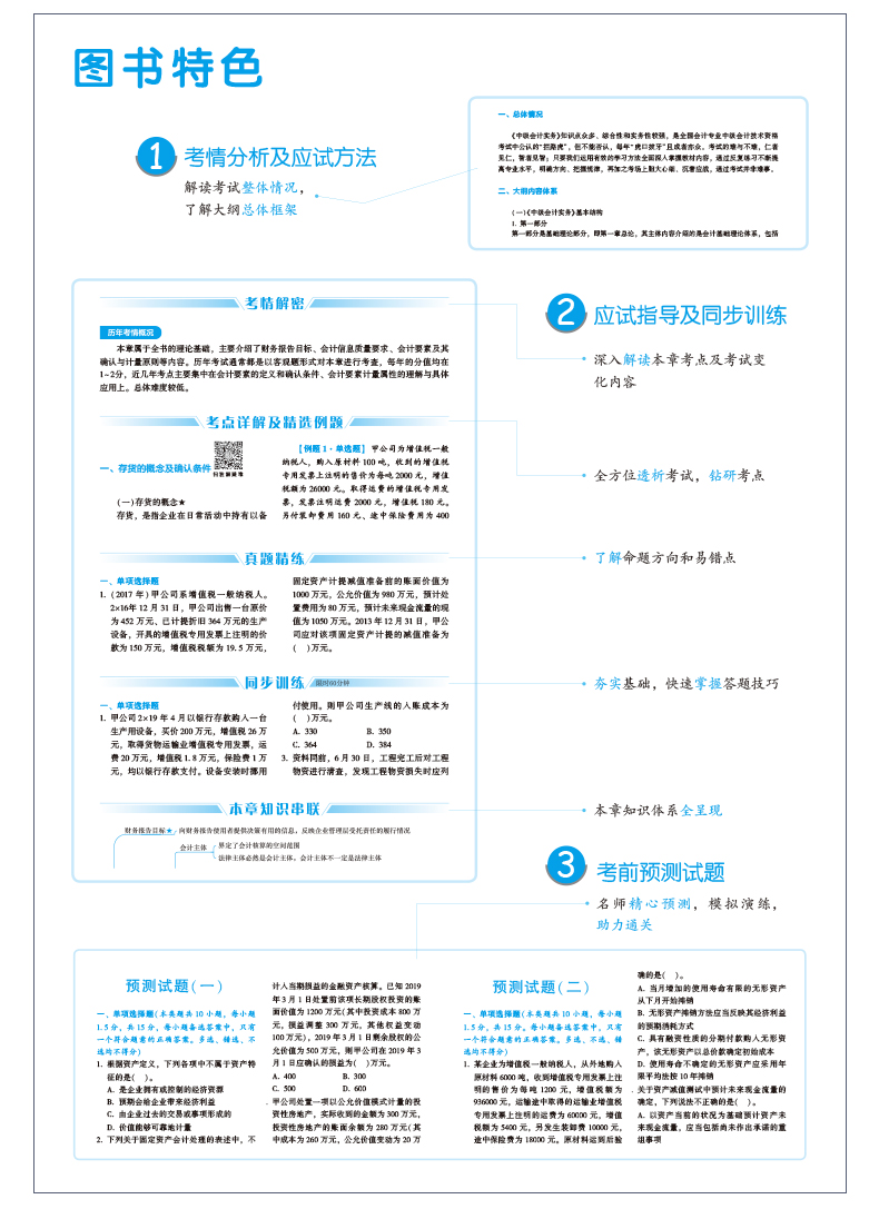 抓住機(jī)會！中級會計(jì)實(shí)務(wù)應(yīng)試指南圖書特點(diǎn)&試讀