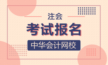 2020年廣東注冊會(huì)計(jì)師報(bào)名入口4月1日開通