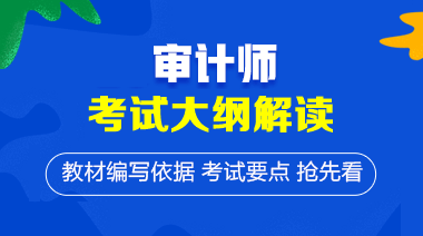 中級審計師考試大綱