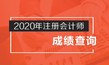 陜西2020年注會考試成績查詢時(shí)間