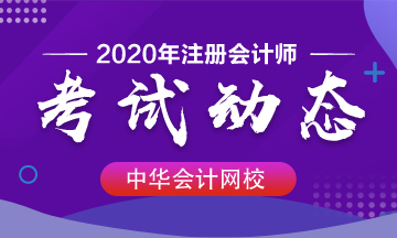 北京注會2020年專業(yè)階段考試時間